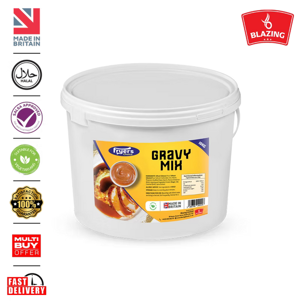 Blazing Gravy Mix 10kg – Rich Takeaway Style Gravy Sauce Base
