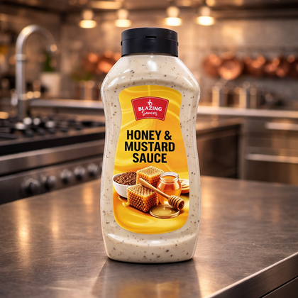 Blazing Honey Mustard Mayonnaise 960ml, Creamy Sweet and Tangy Sauce