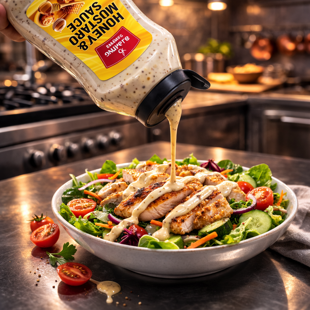 Blazing Honey Mustard Mayonnaise 960ml, Creamy Sweet and Tangy Sauce