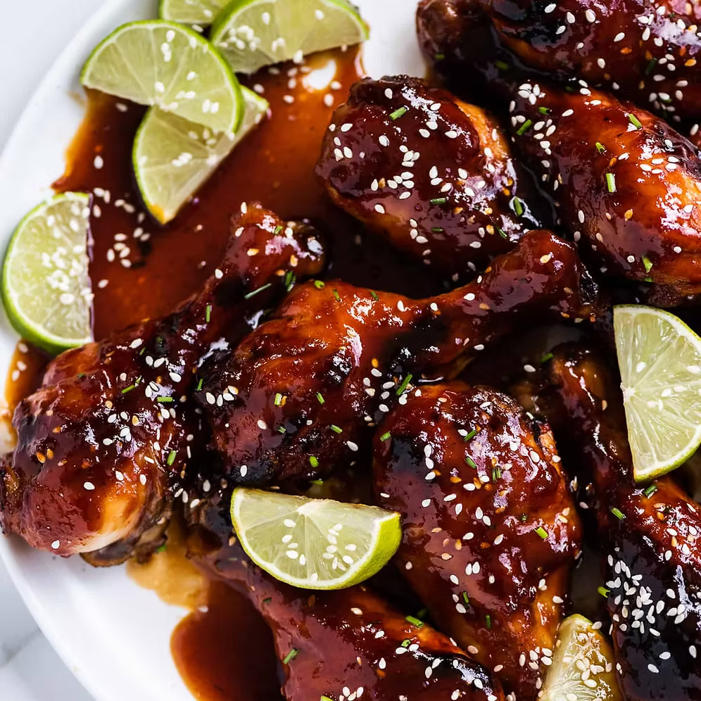 Blazing Honey Sriracha Wings Sauce 960ml, Sweet and Spicy Sticky Glaze