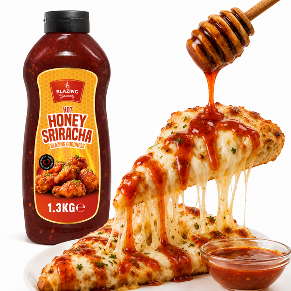 Blazing Honey Sriracha Wings Sauce 1.3KG, Sweet and Spicy Sticky Glaze