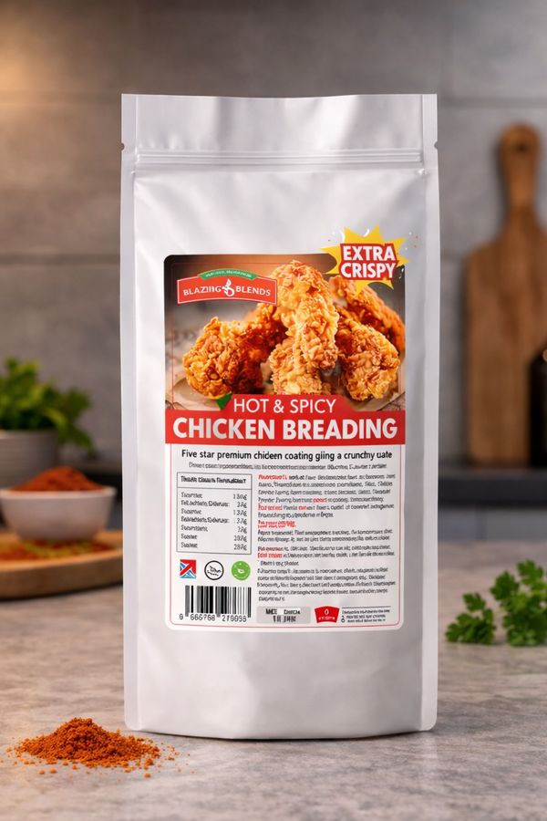 Extra Crispy Hot & Spicy Chicken Breading 12.5kg, Bulk Fried Chicken Coating Mix