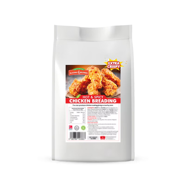 Extra Crispy Hot & Spicy Chicken Breading 12.5kg, Bulk Fried Chicken Coating Mix