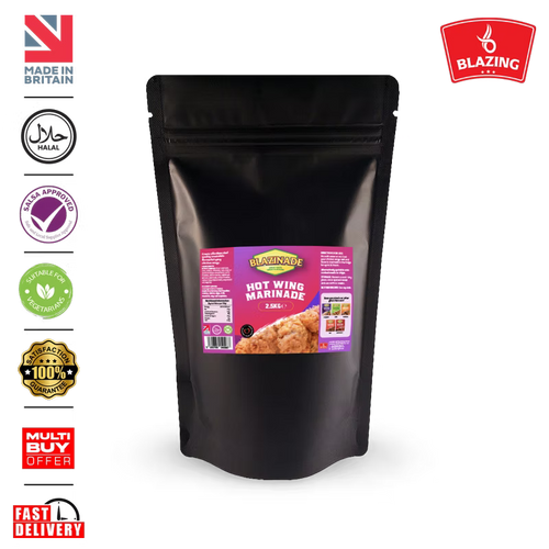 Blazinade Peri Peri Hot Wing Marinade 2.5kg, Spicy Chicken Wing Seasoning