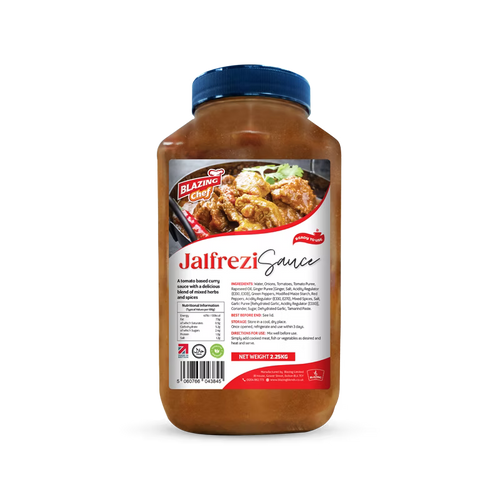 Blazing Jalfrezi Sauce 2.25kg, Spicy & Tangy Ready-to-Use Curry Sauce