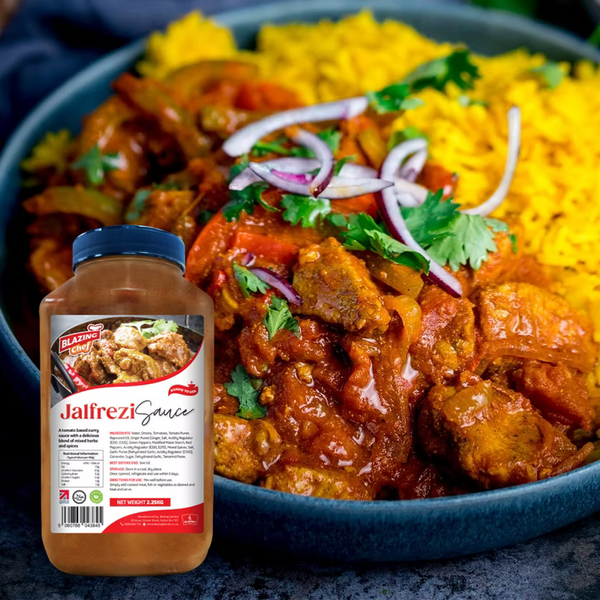 Blazing Jalfrezi Sauce 2.25kg, Spicy & Tangy Ready-to-Use Curry Sauce