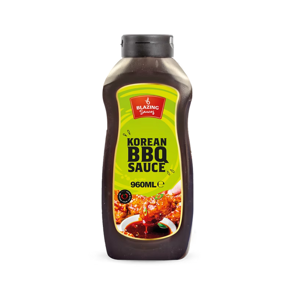 Blazing Korean BBQ Sauce 960ml, Sweet and Smoky Asian Glaze