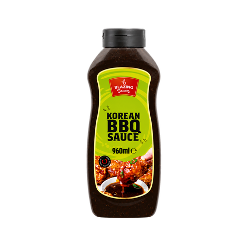 Blazing Korean BBQ Sauce 960ml, Sweet and Smoky Asian Glaze