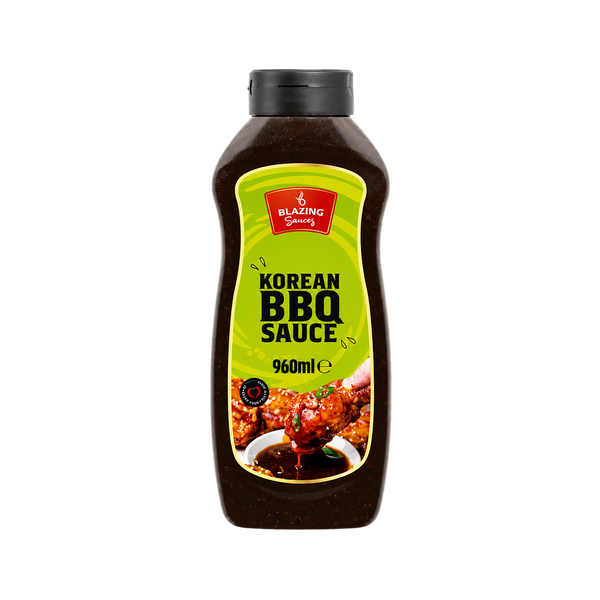 Blazing Korean BBQ Sauce 960ml, Sweet and Smoky Asian Glaze