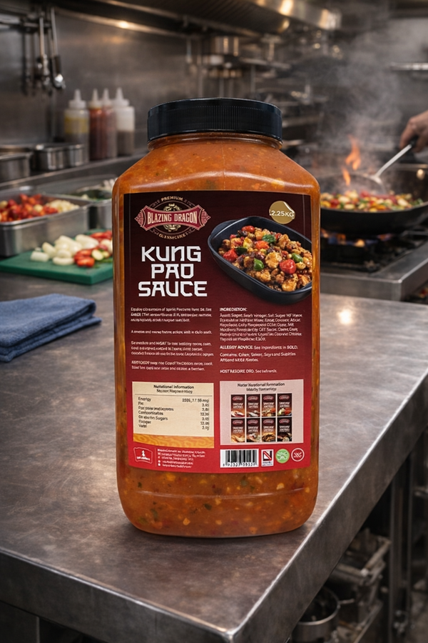 Blazing Kung Pao Sauce 2.25kg – Wholesale Spicy Sweet Chinese Stir Fry Sauce