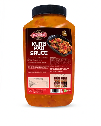 Blazing Kung Pao Sauce 2.25kg – Wholesale Spicy Sweet Chinese Stir Fry Sauce