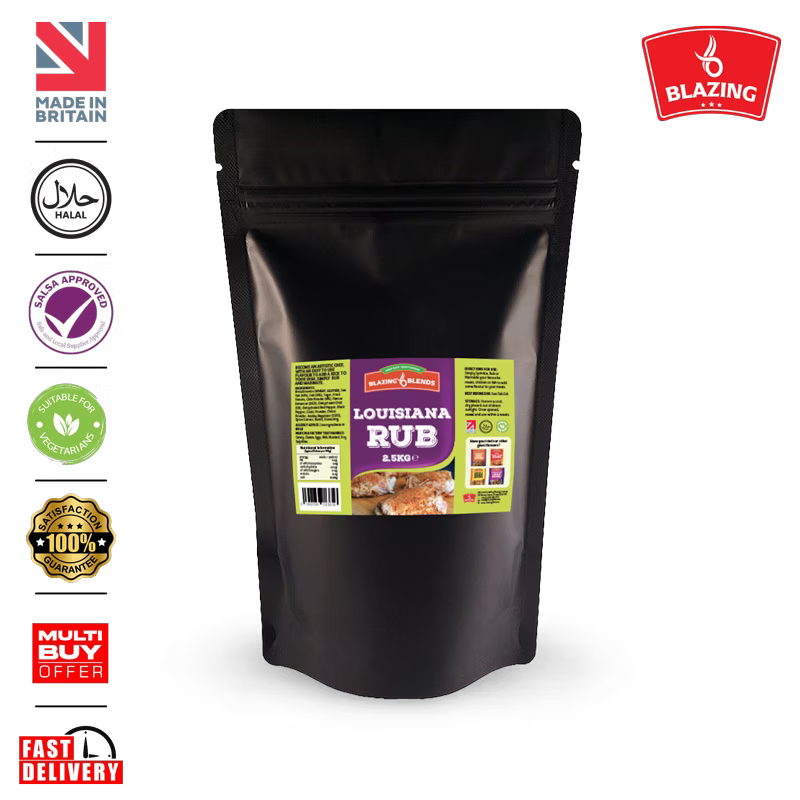 Blazing Louisiana Cajun Dry Rub Seasoning 2.5kg