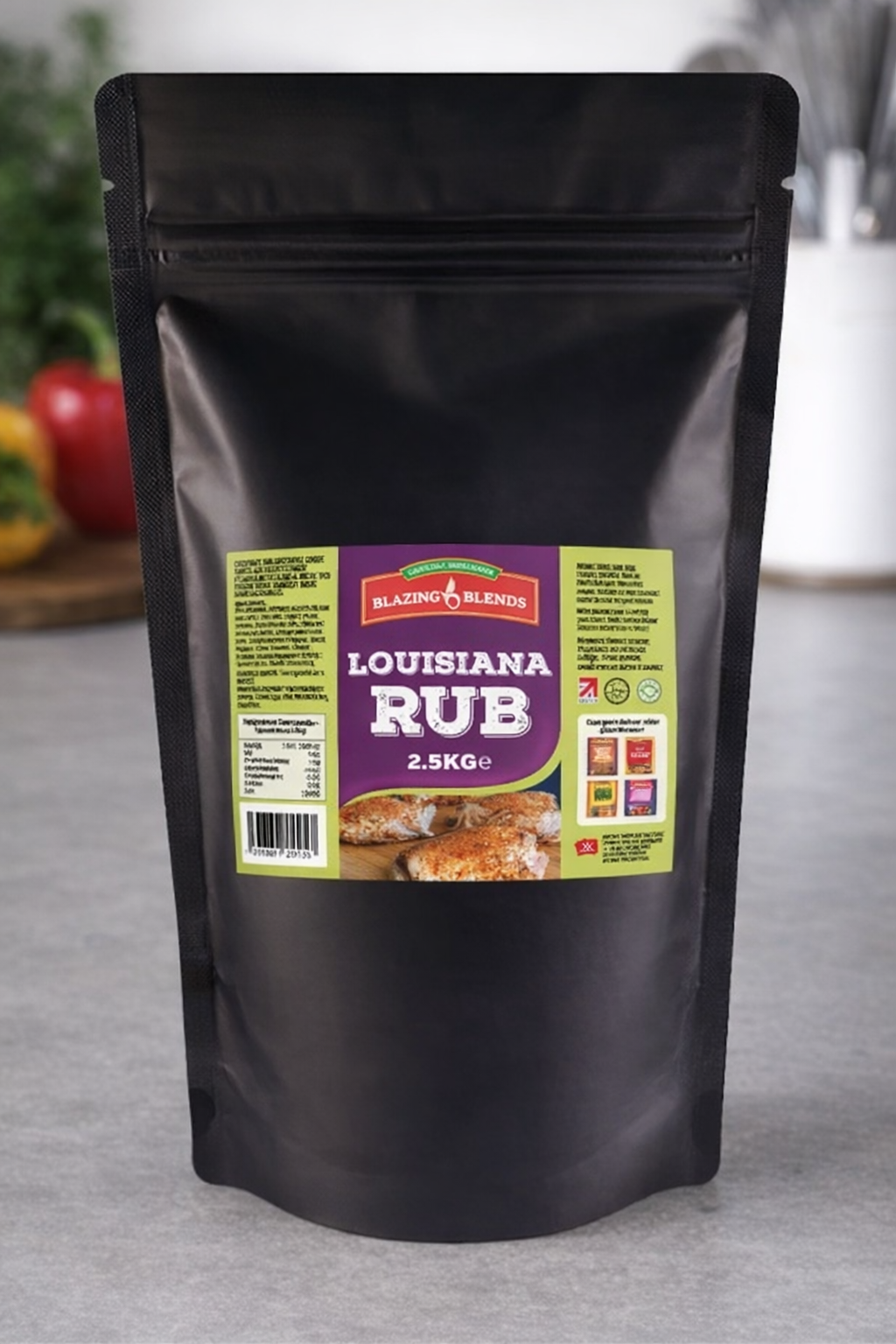 Blazing Louisiana Cajun Dry Rub Seasoning 2.5kg