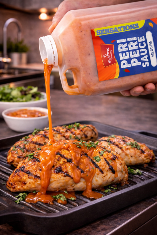 Blazing Medium Peri Peri Sauce 5kg, Bold & Balanced Peri Heat