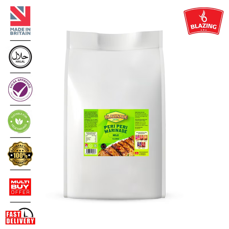 Blazinade Peri Peri Mild Marinade 12.5kg, Bulk Chicken & Meat Seasoning