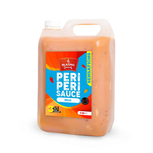 Blazing Mild Peri Peri Sauce 5kg, Subtle Spice Peri Peri Flavour