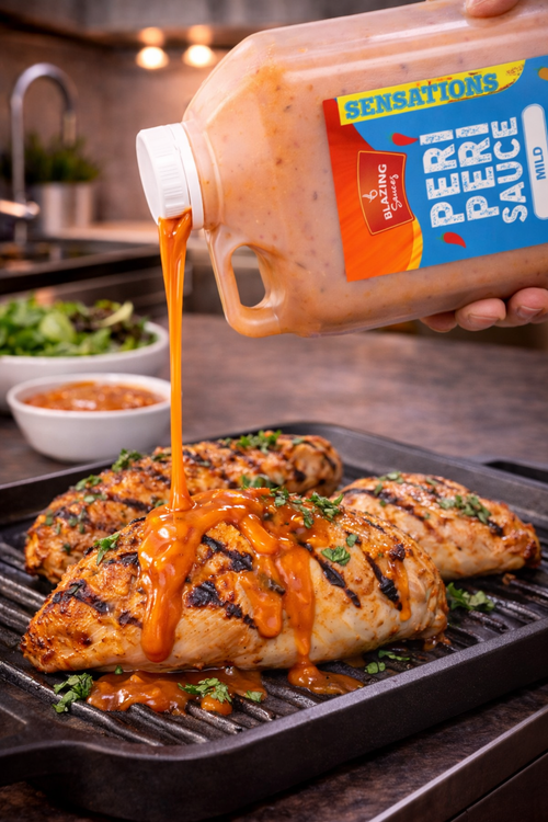 Blazing Mild Peri Peri Sauce 5kg, Subtle Spice Peri Peri Flavour