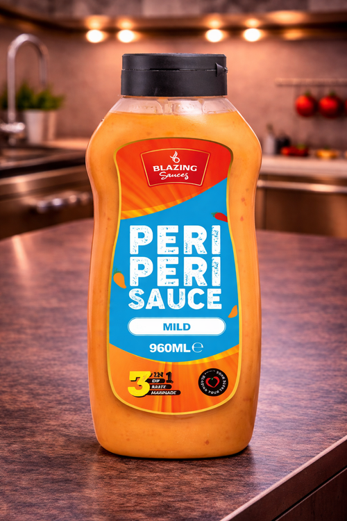 Blazing Mild Peri Peri Sauce 960ml, Subtle Spice Peri Peri Flavour