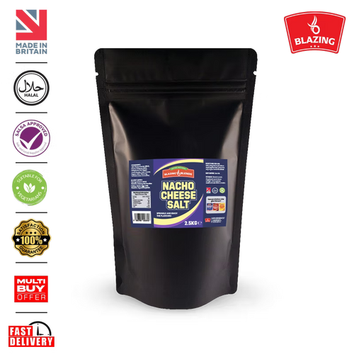 Blazing Nacho Salt Seasoning – Cheesy Nacho Chip Seasoning (2.5kg Catering Pack)