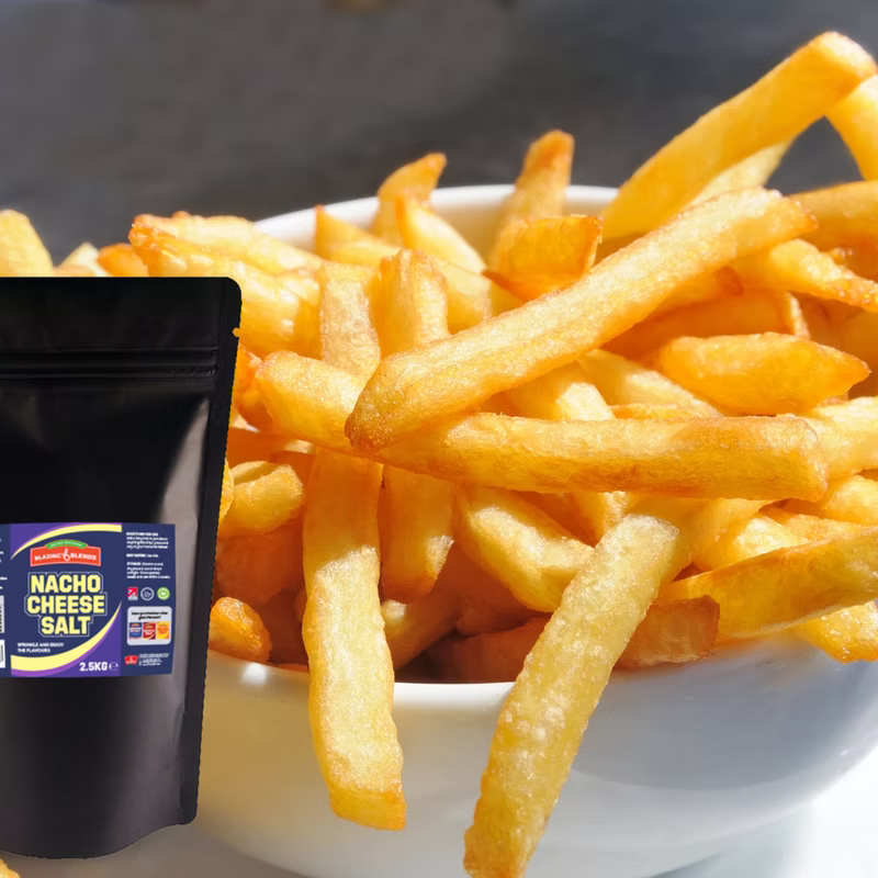 Blazing Nacho Salt Seasoning – Cheesy Nacho Chip Seasoning (2.5kg Catering Pack)
