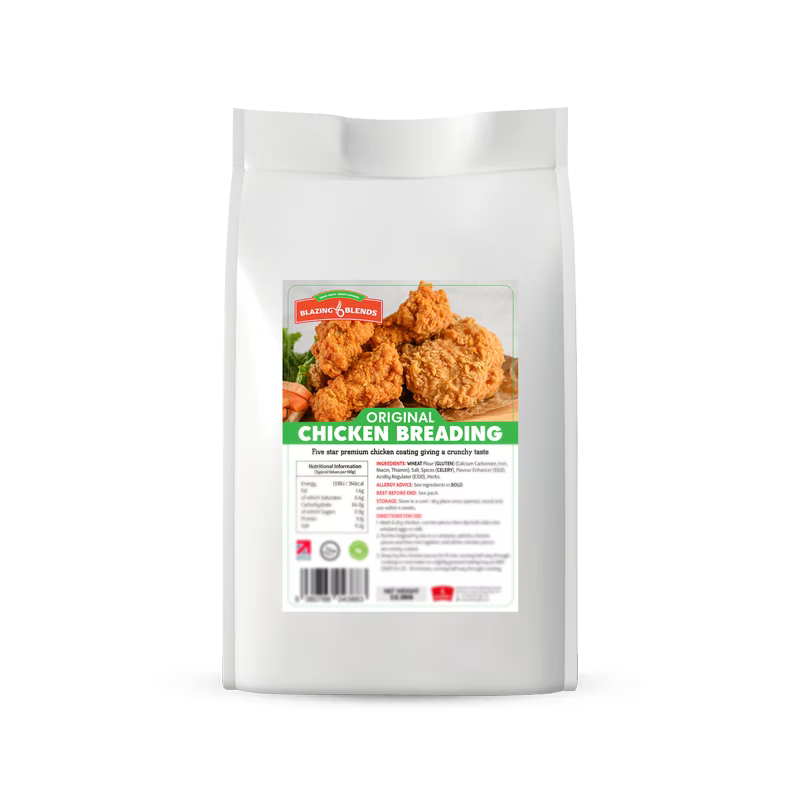Blazing Premium Original Chicken Breading – Crispy Fried Chicken Coating 12.5kg