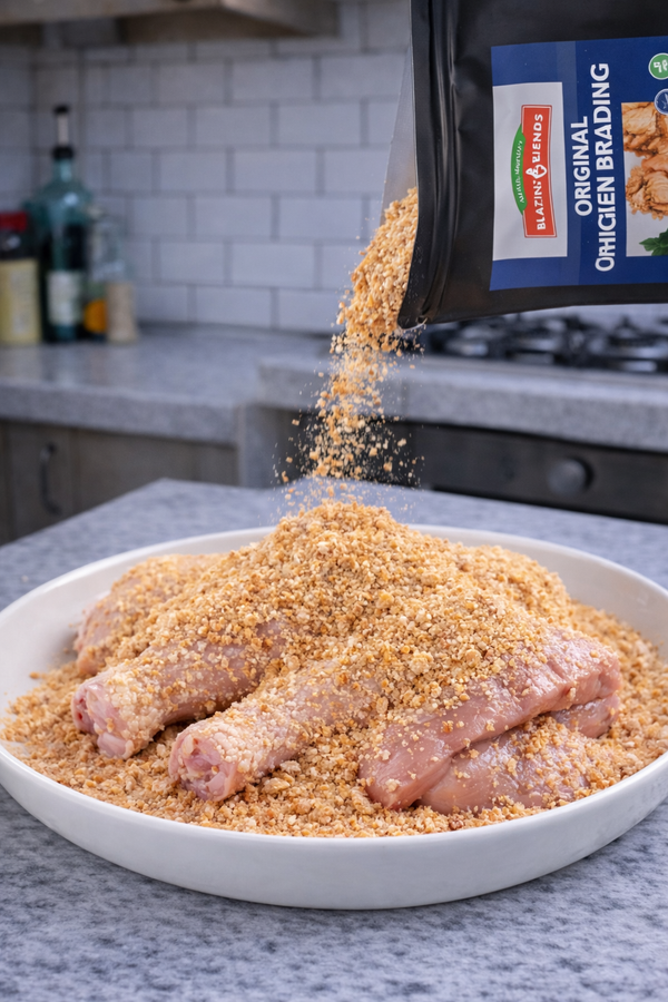 Blazing Premium Original Chicken Breading – Crispy Fried Chicken Coating 2.5kg