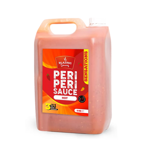 Blazing Hot Peri Peri Sauce 5kg, Fiery Chicken Baste, Dip & Marinade