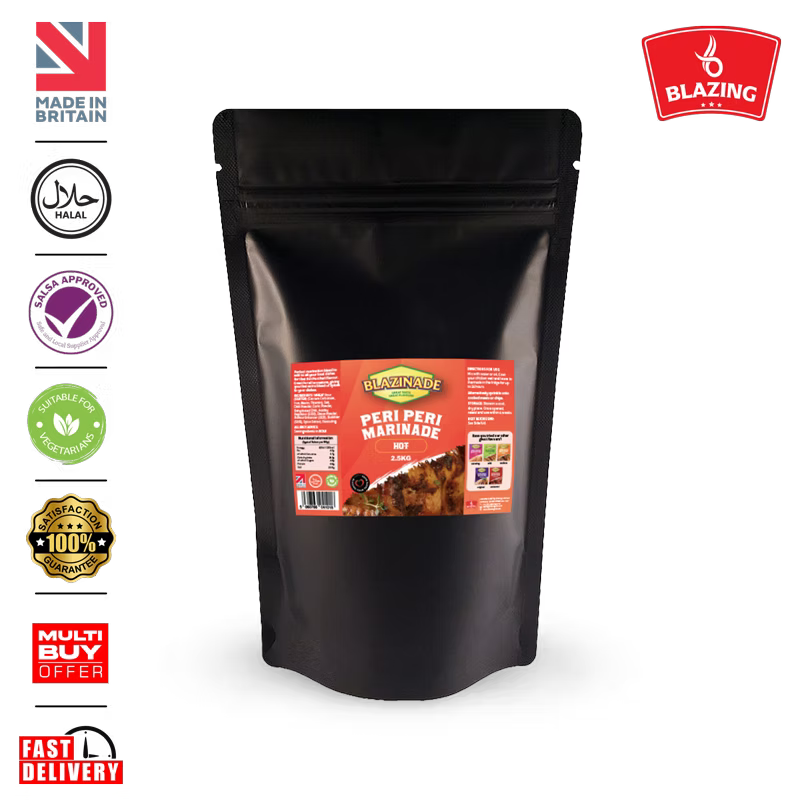 Blazinade Peri Peri Hot Marinade 2.5kg, Spicy Chicken & Grill Seasoning