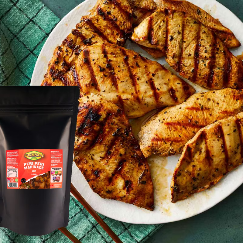 Blazinade Peri Peri Hot Marinade 12.5kg, Bulk Spicy Chicken Marinade