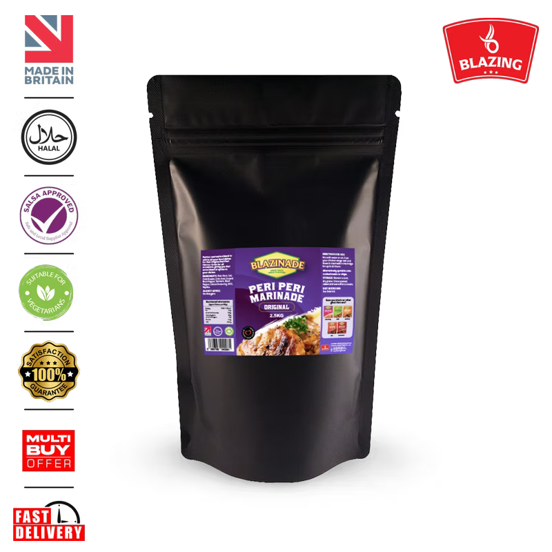Blazinade Peri Peri Original Marinade 2.5kg, Classic Chicken & Meat Seasoning