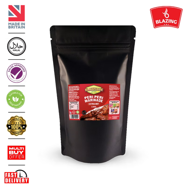 Blazing Peri Peri Extra Hot Marinade 2.5kg, Spicy Chicken & Grill Seasoning