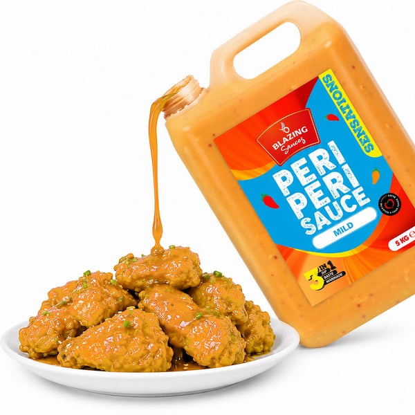 Blazing Mild Peri Peri Sauce 5kg, Subtle Spice Peri Peri Flavour