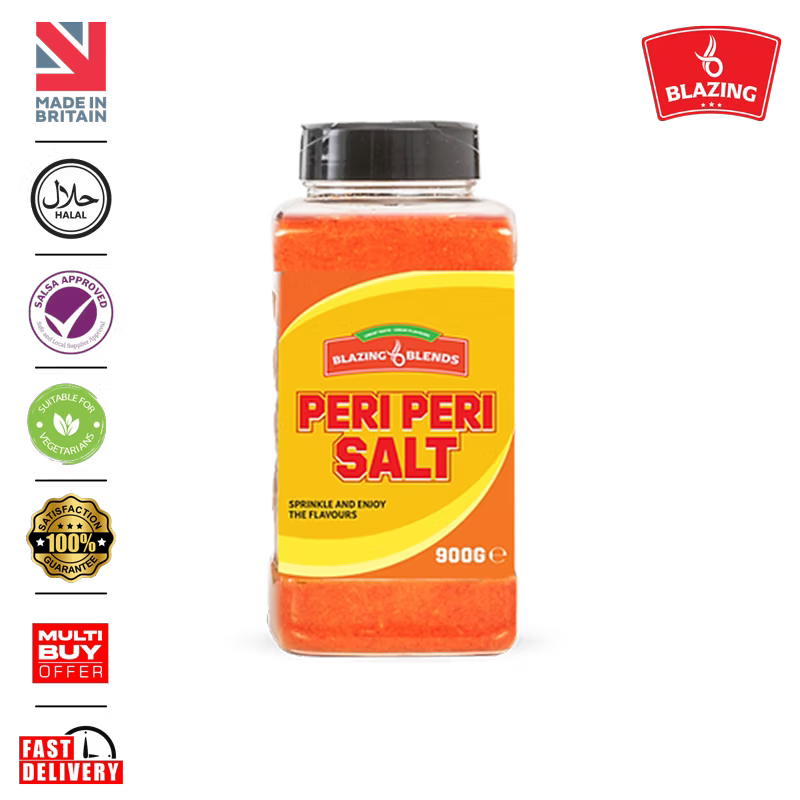 Blazing Peri Peri Salt Seasoning – Spicy Chip Seasoning (900g)