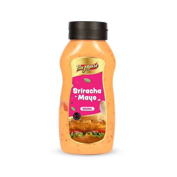 Peri Peri Sriracha Mayo 520ml, Spicy Chilli Garlic Mayonnaise, Dip and Dressing