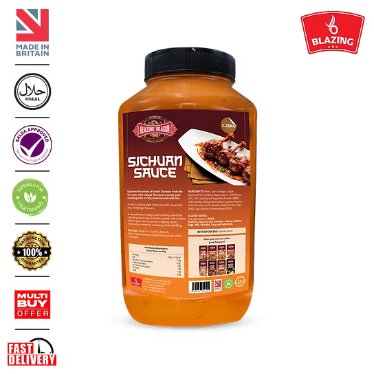 Blazing Sichuan Sauce 2.25kg – Wholesale Spicy Chinese Style Cooking Sauce