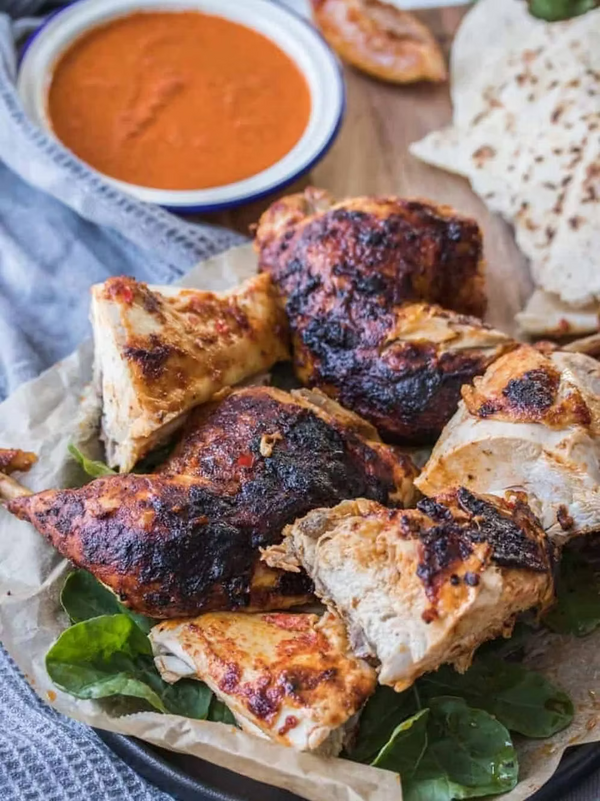 Blazing Extra Hot Peri Peri Sauce 520ml, Fiery Chicken Baste, Dip & Marinade