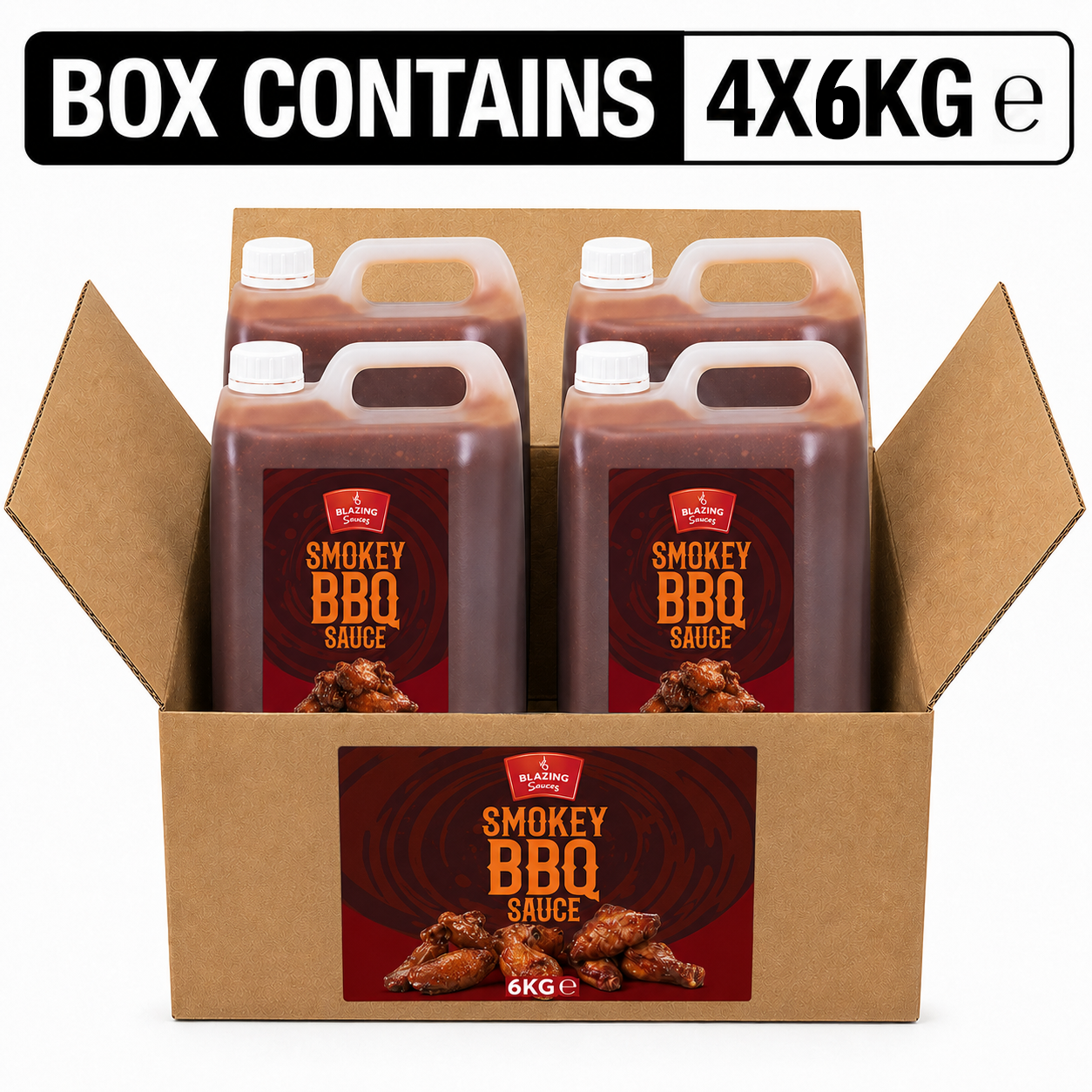 Blazing Smokey BBQ Sauce 6kg, Smokey Chilli Glaze & Marinade