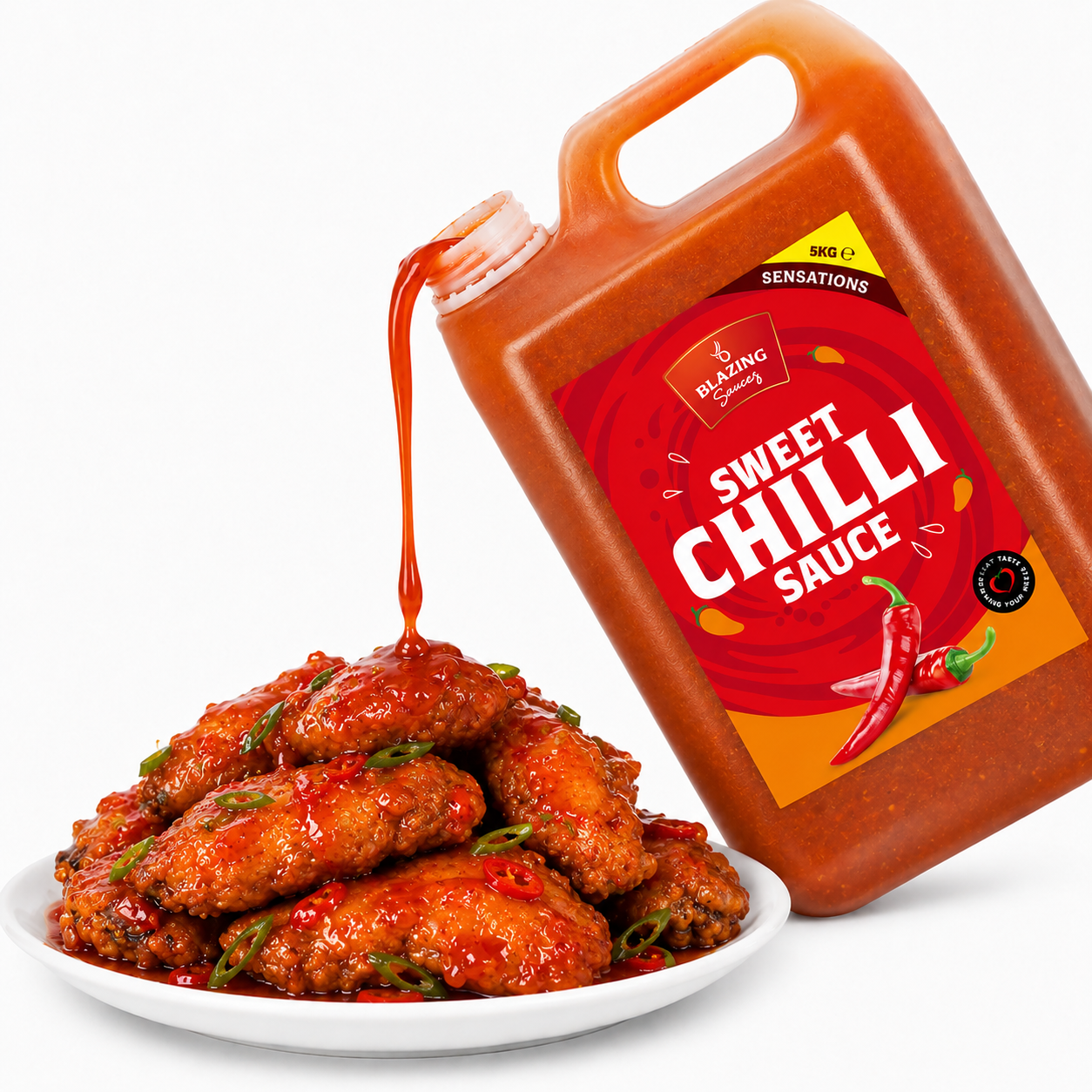 Blazing Sweet Chilli Sauce 5kg, Dip, Glaze & Marinade