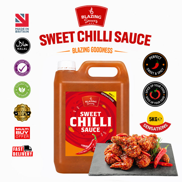 Blazing Sweet Chilli Sauce 5kg, Dip, Glaze & Marinade