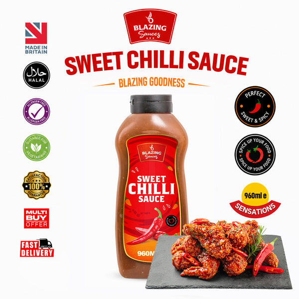 Blazing Sweet Chilli Sauce 960ml, Dip, Glaze & Marinade