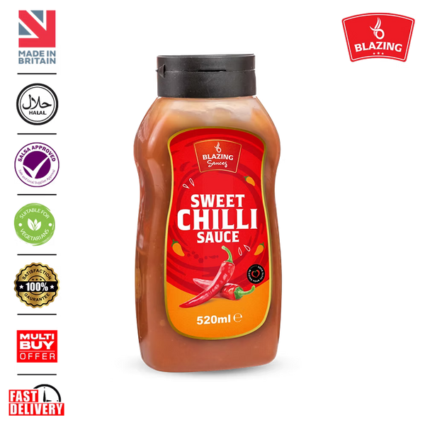 Blazing Sweet Chilli Sauce 520ml, Dip, Glaze & Marinade