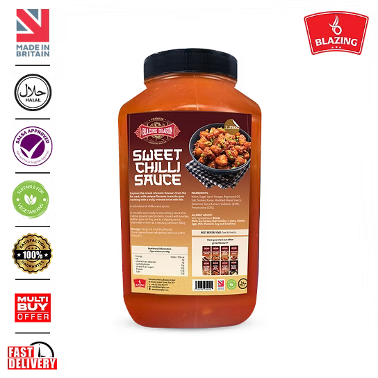 Blazing Sweet Chilli Sauce 2.25kg – Wholesale Sweet & Spicy Dipping Sauce