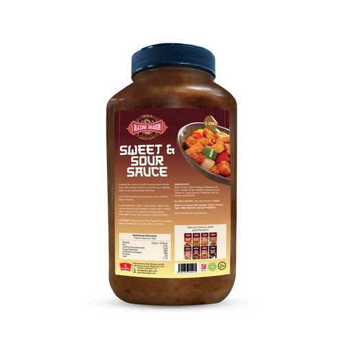 Blazing Sweet & Sour Sauce 2.25kg – Wholesale Chinese Style Cooking Sauce