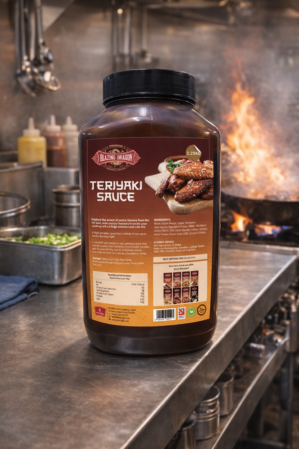 Blazing Teriyaki Sauce 2.25kg – Wholesale Japanese Style Glaze & Marinade