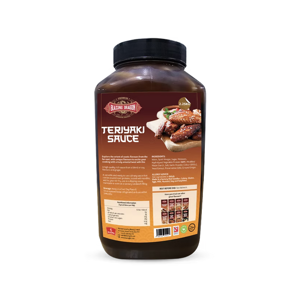 Blazing Teriyaki Sauce 2.25kg – Wholesale Japanese Style Glaze & Marinade