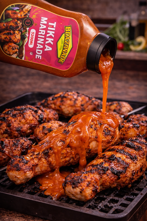 Blazing Tikka Marinade Sauce 520ml for Chicken, Meat and Vegetables