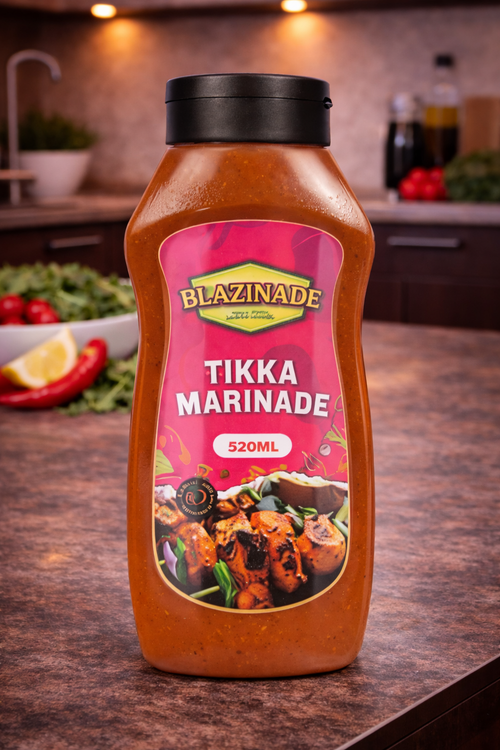 Blazing Tikka Marinade Sauce 520ml for Chicken, Meat and Vegetables