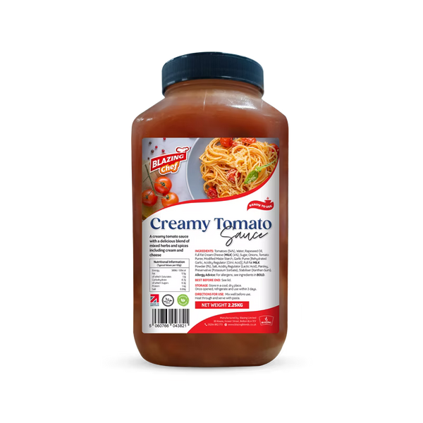 Blazing Creamy Tomato Pasta Sauce 2.25kg, Rich Ready-to-Use Cooking Sauce