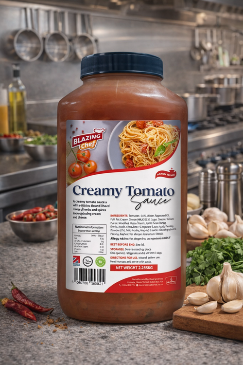 Blazing Creamy Tomato Pasta Sauce 2.25kg, Rich Ready-to-Use Cooking Sauce