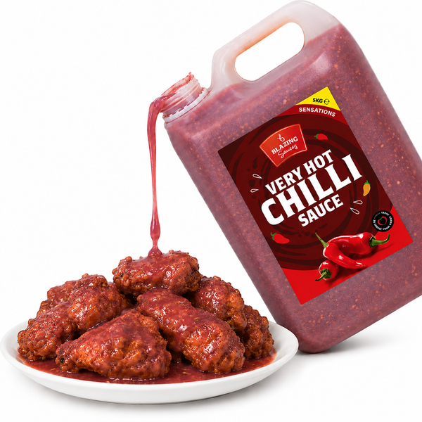 Very Hot Chilli Sauce 5kg for Chicken, Meat & Veg